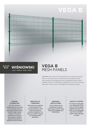 VEGA B mesh panels (EN)