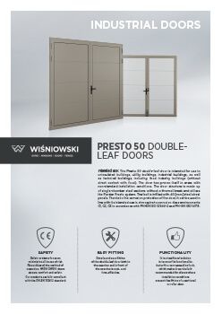 PRESTO 50 double-leaf doors (EN)