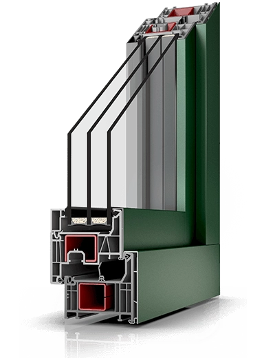 Okno DEVELO z nakładką aluminiową