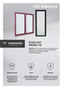 PVC PRIMO 76 windows (EN)