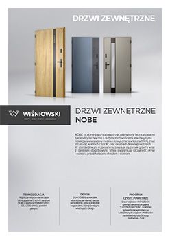 Drzwi zewnętrzne NOBE