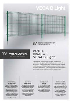Panele kratowe VEGA B Light