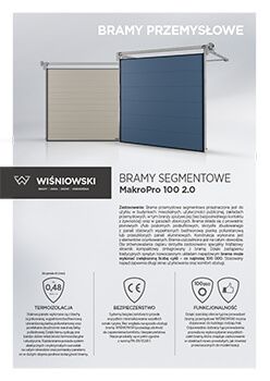 Bramy segmentowe MakroPro 100 2.0