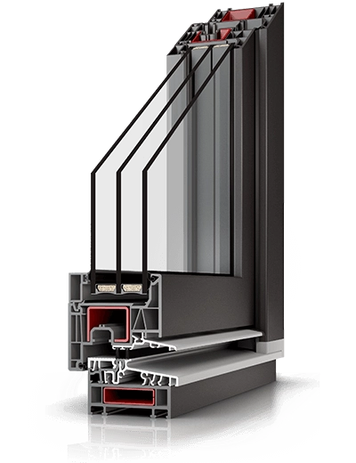 Okno DEVELO z niskim progiem