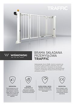 Brama składana przemysłowa TRAFFIC