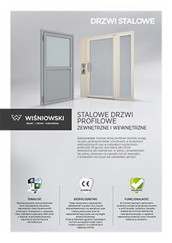 Stalowe drzwi profilowe