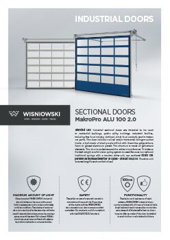 MakroPro ALU 100 2.0 sectional doors (EN)