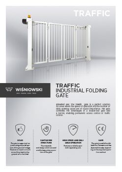 TRAFFIC industrial folding gate (EN)