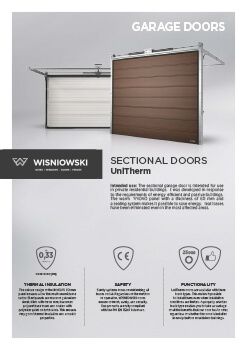 Sectional doors UniTherm (EN)