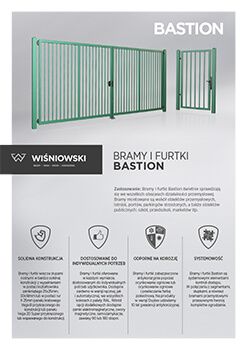 Brama i furtka ogrodzeniowa BASTION