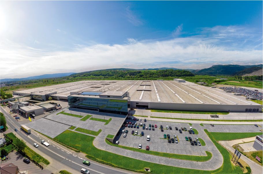 Widok na teren firmy