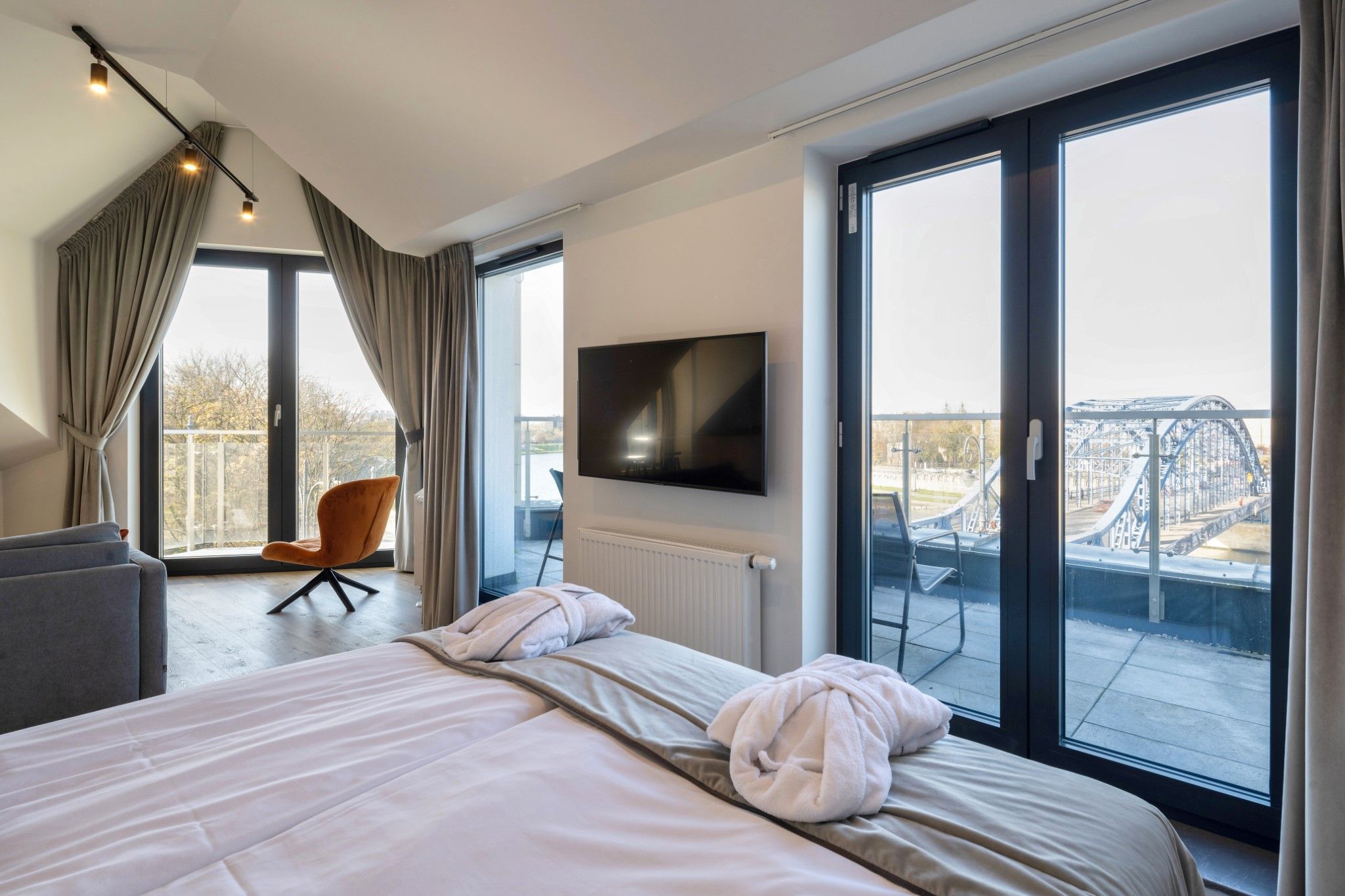 the bridge suites hotel interior
